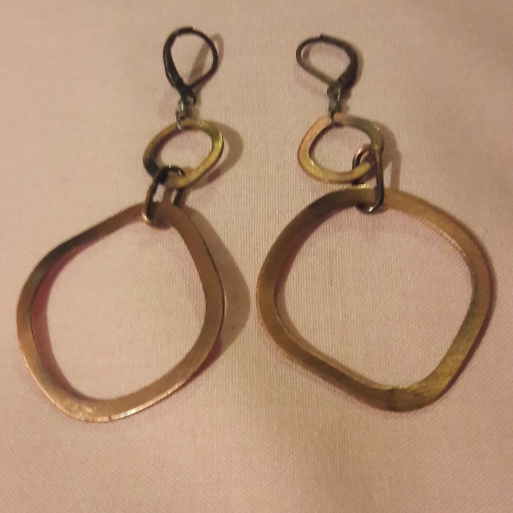 PS 121 Brass Earrings